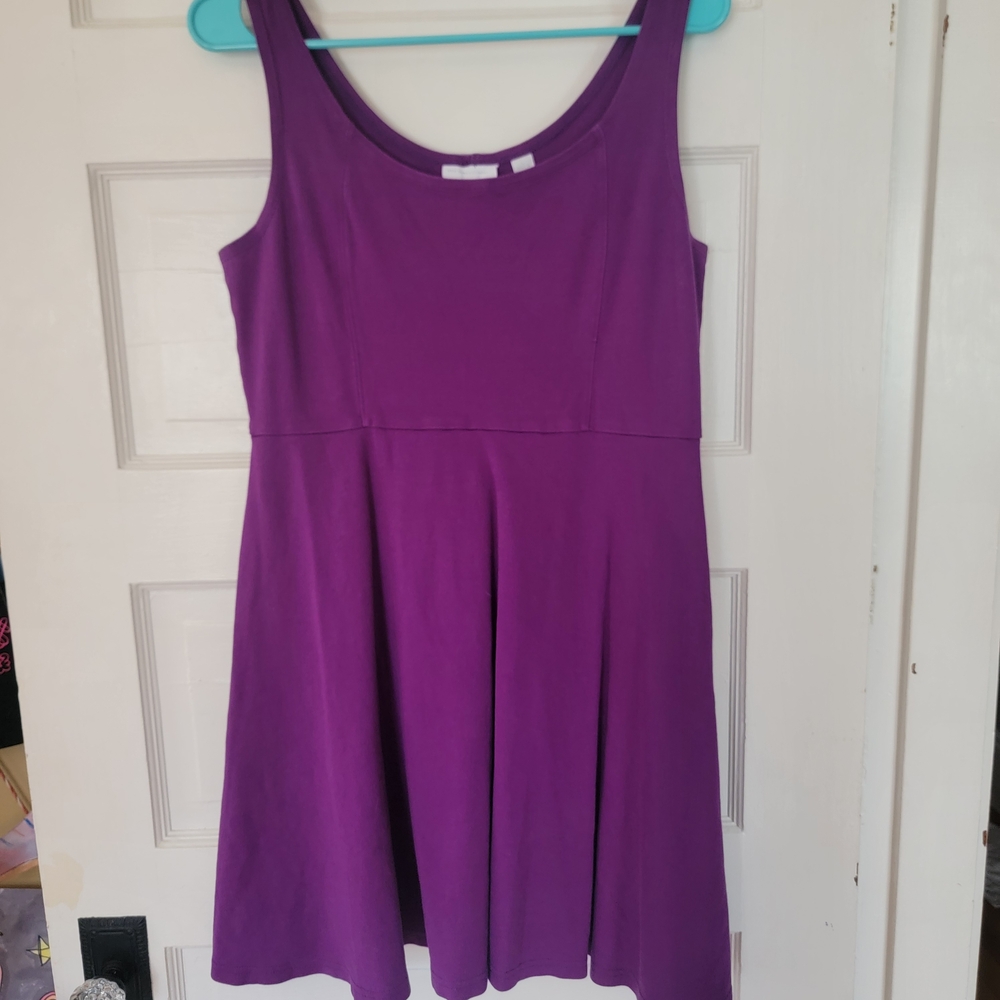 New York & Company Purple Mini Dress